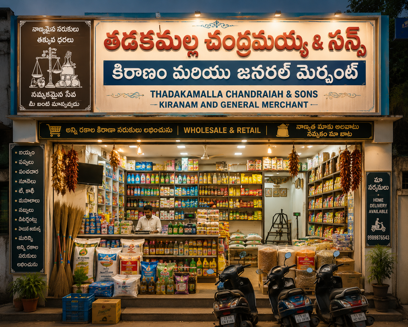 Thadakamalla Chandraiah & Sons Kiranam And General Merchant