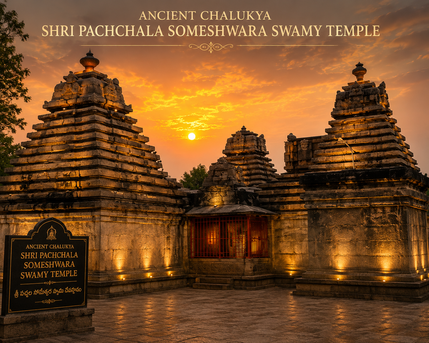 Ancient Chalukya Shri Pachchala Someshwara Swamy Temple